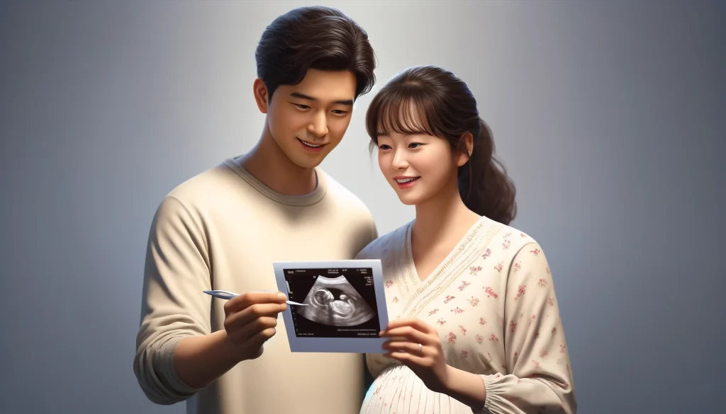 임신 33주차 태아
